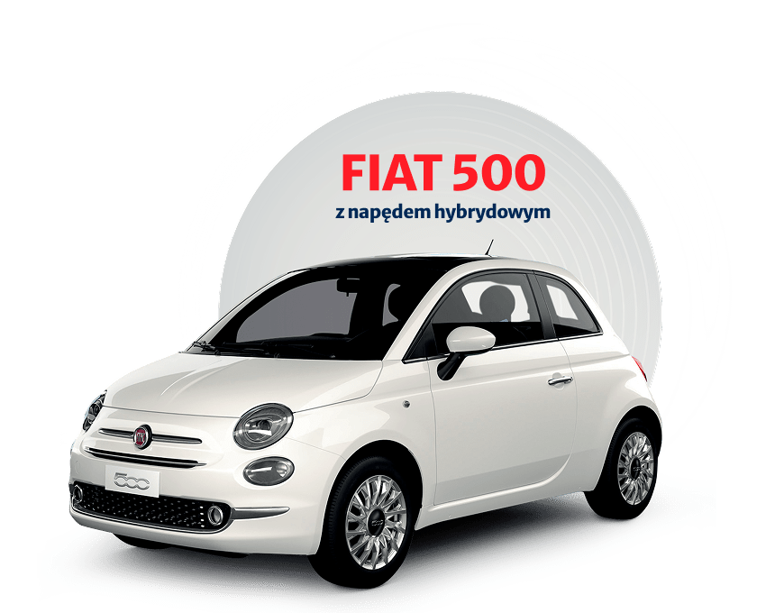 FIAT 500 z napędem hybrydowym oraz 5000zł