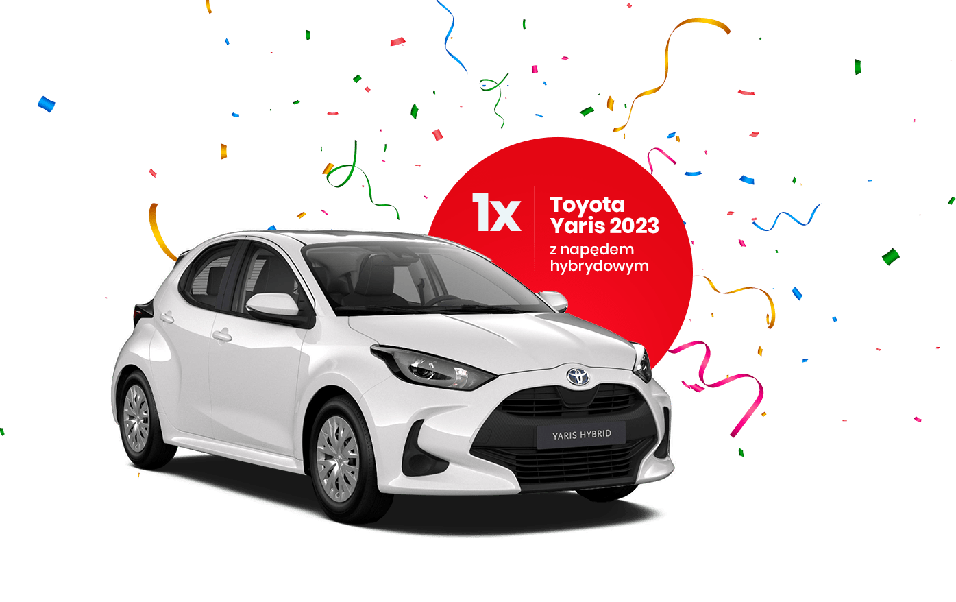 Toyota Yaris 2023 z napędem hybrydowym oraz 5000zł